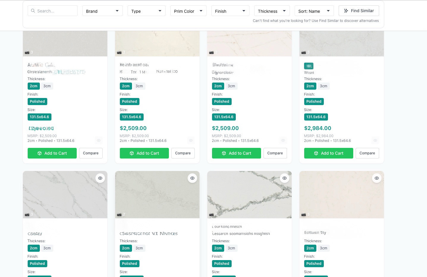 StoneOS wholesale stone catalog with every brand in one system